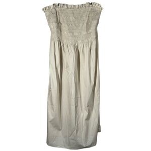 H&M Smocked Cotton Maxi‎ Dress